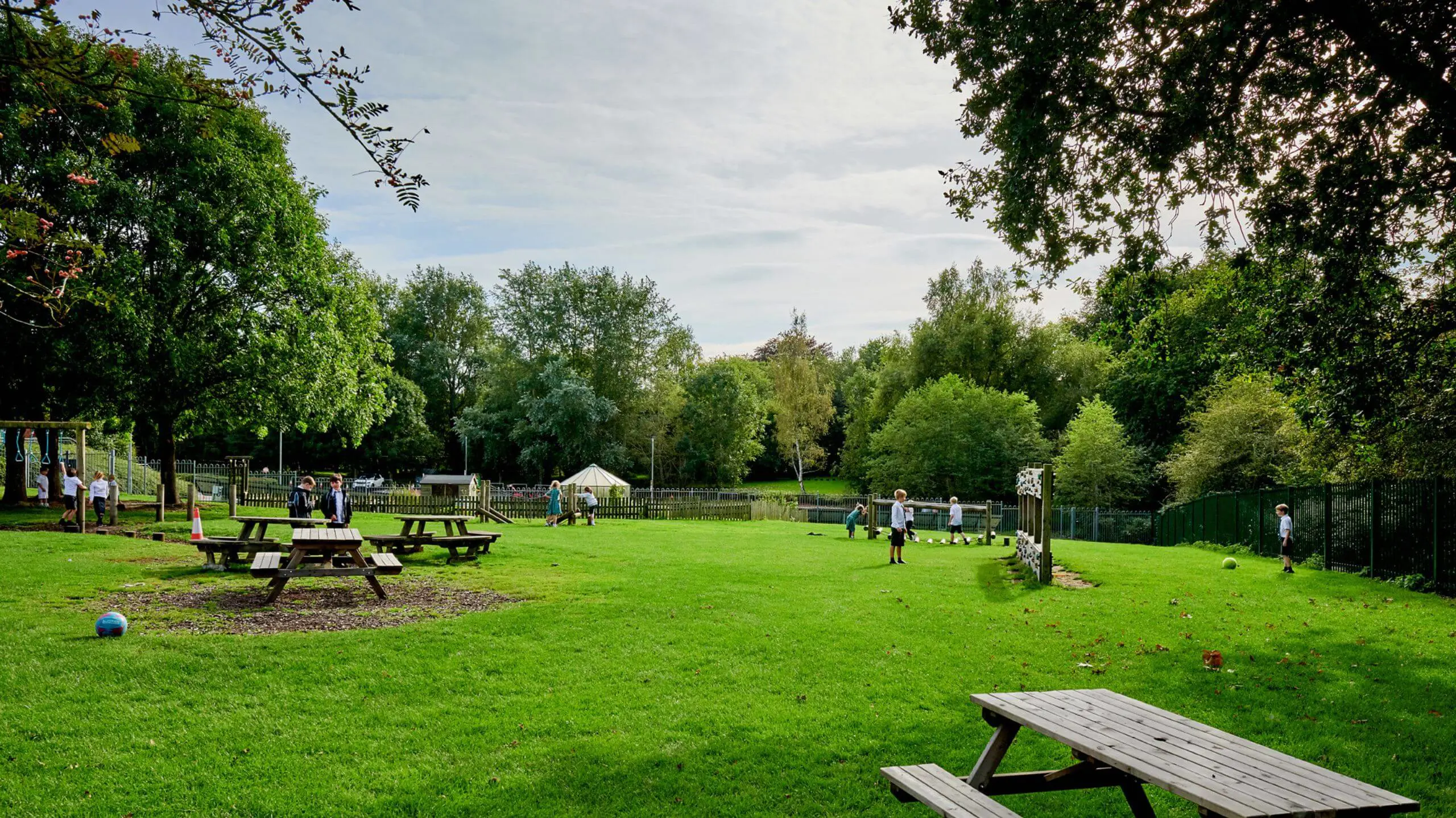 The Grange School Junior School playground.