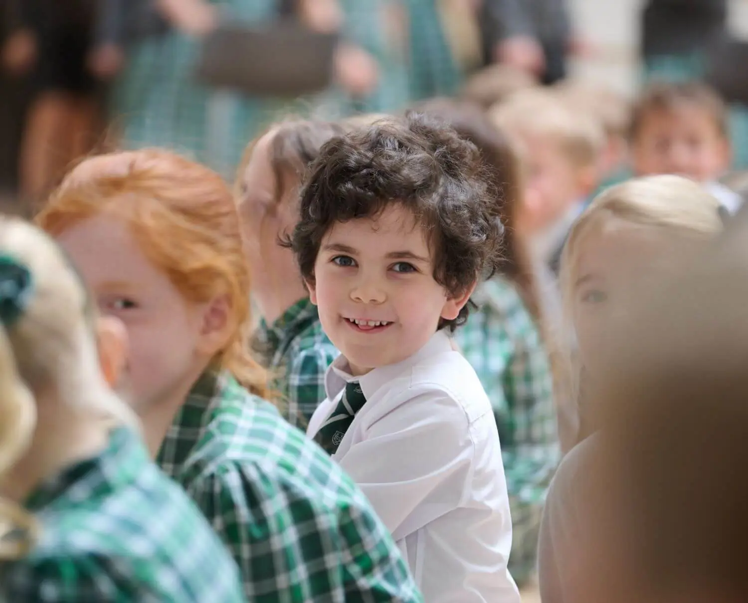 Junior School pupil at lunch