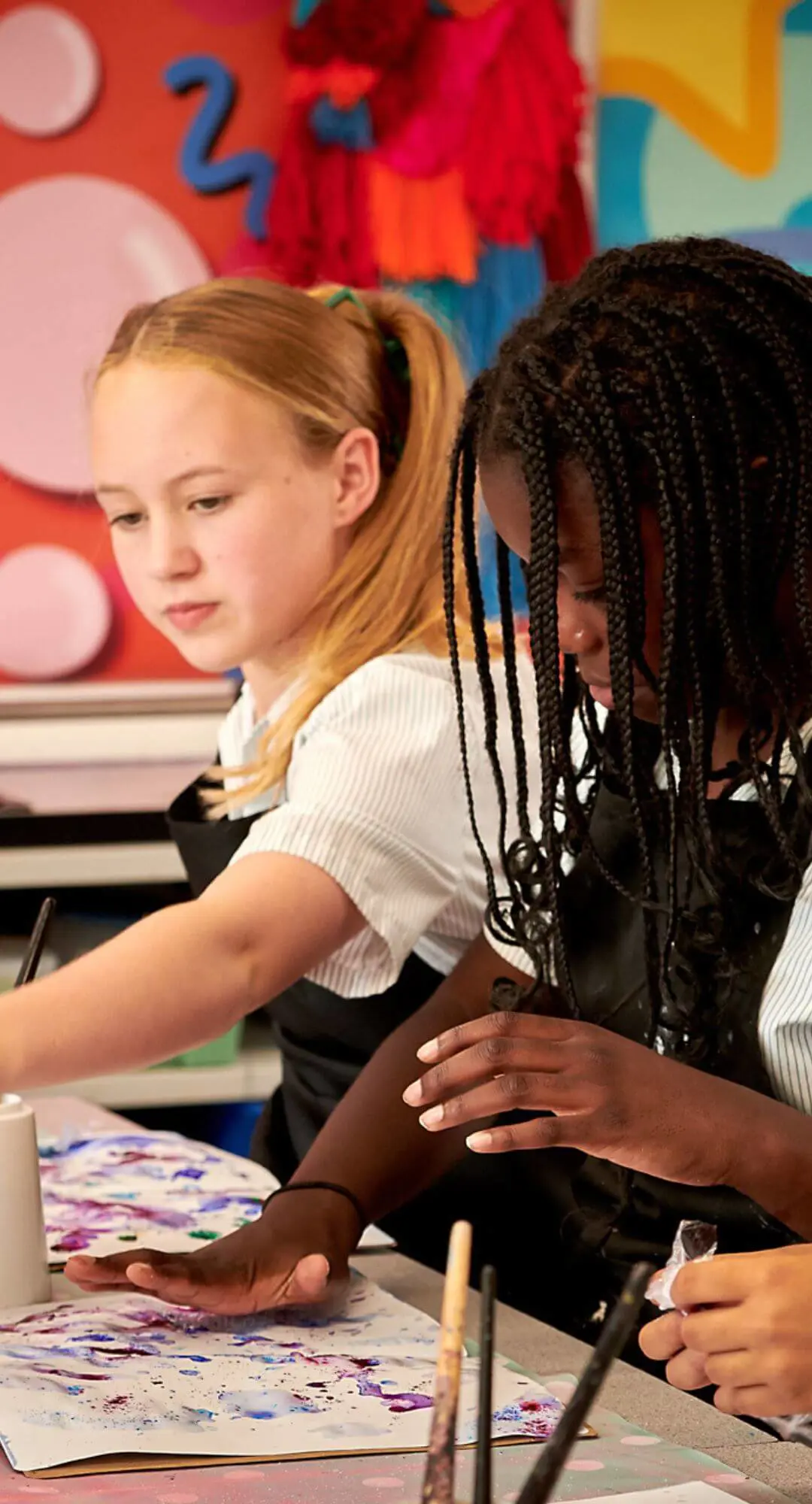 The Grange School Senior Art lesson.