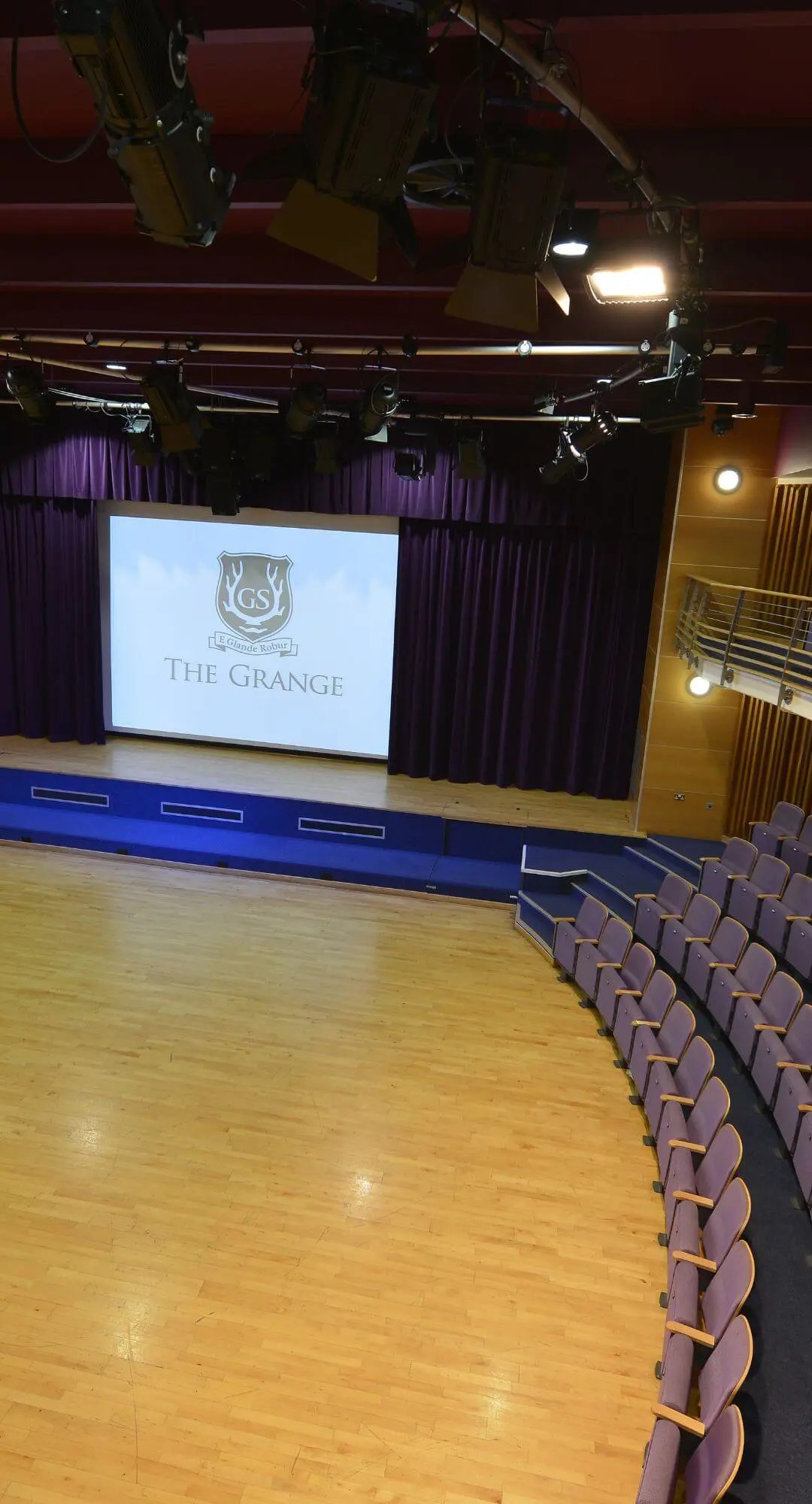 Interior of The Grange Theatre.