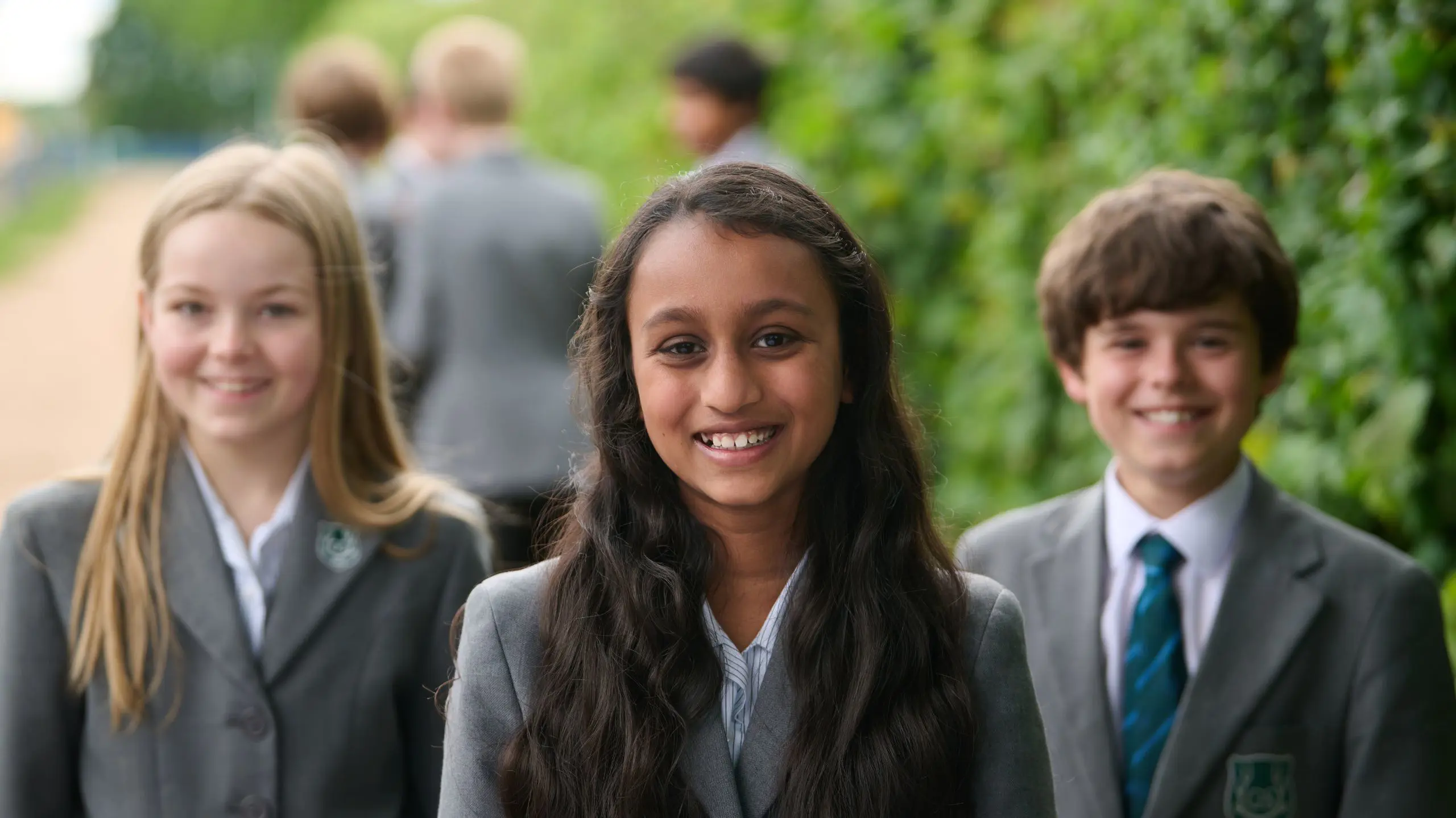 The Grange School Year 7s.