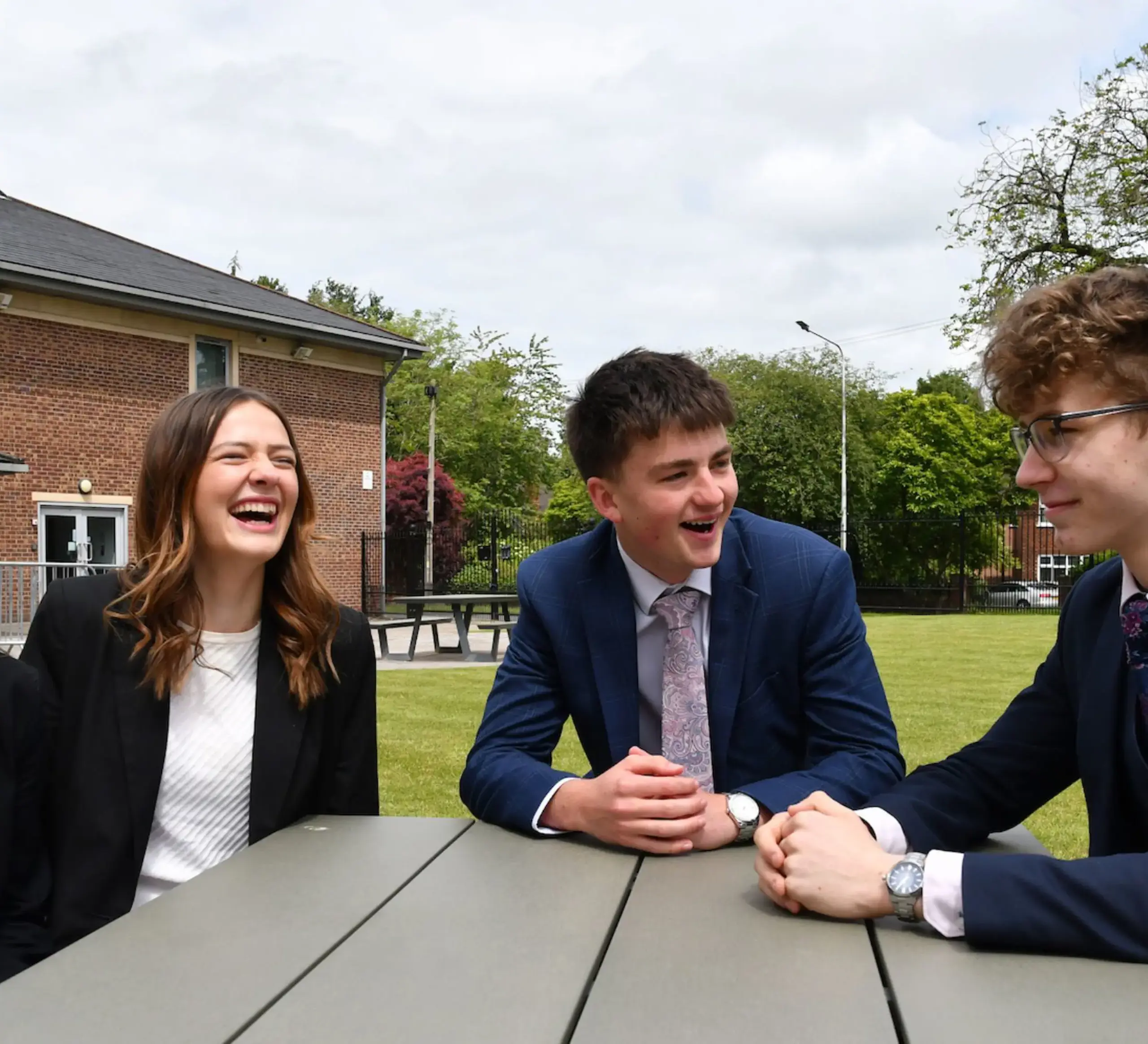 The Grange School sixth formers.