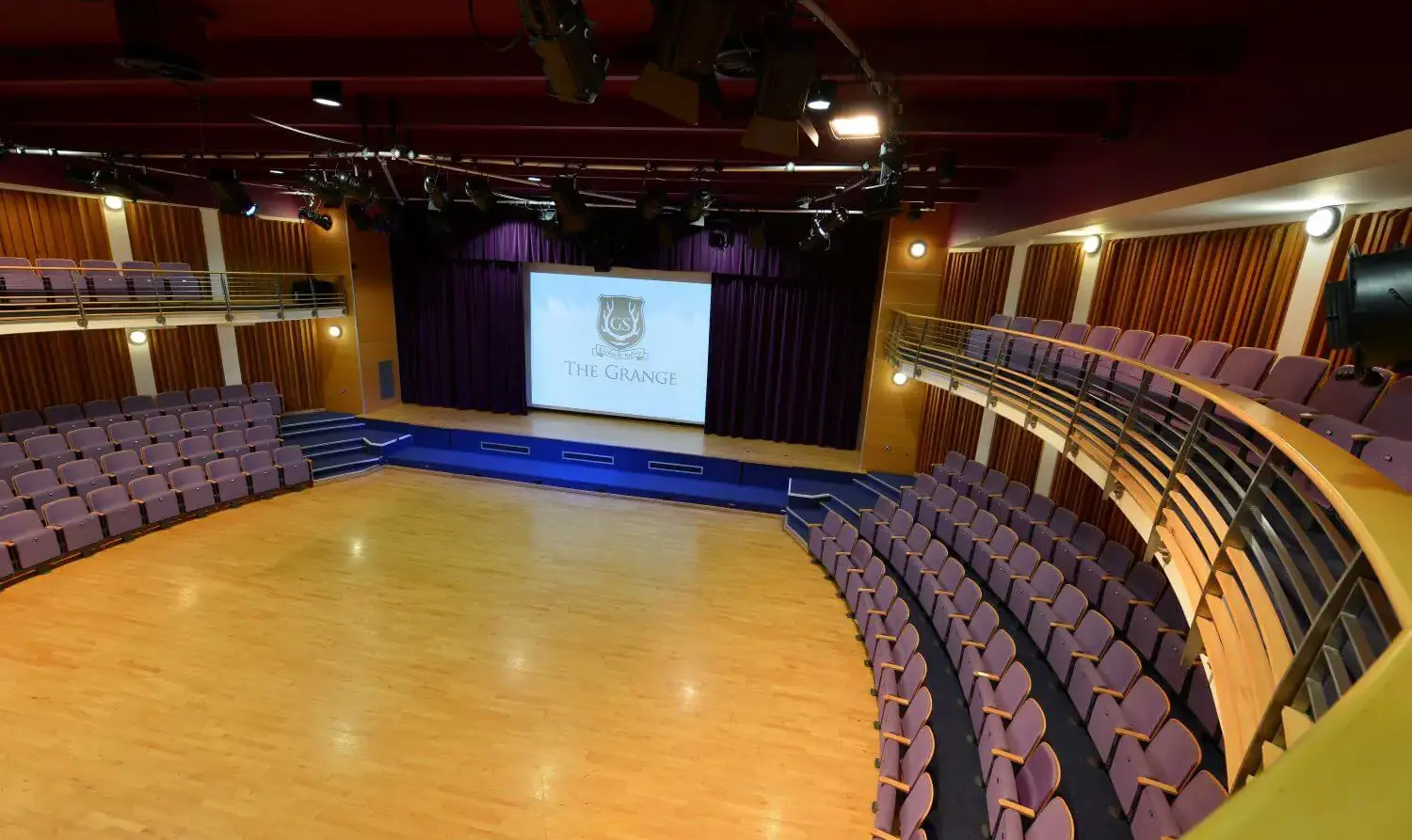 The Grange Theatre, view of interior.