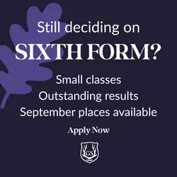 sixth form A levels places available